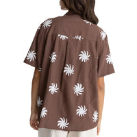 RHYTHM BLAIR S/S SHIRT - CHOCOLATE